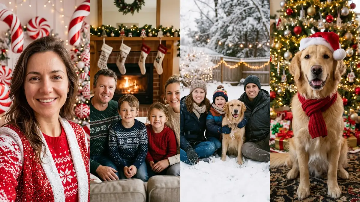 The AI Christmas Photo Trend: How to Do It (+ Prompts)