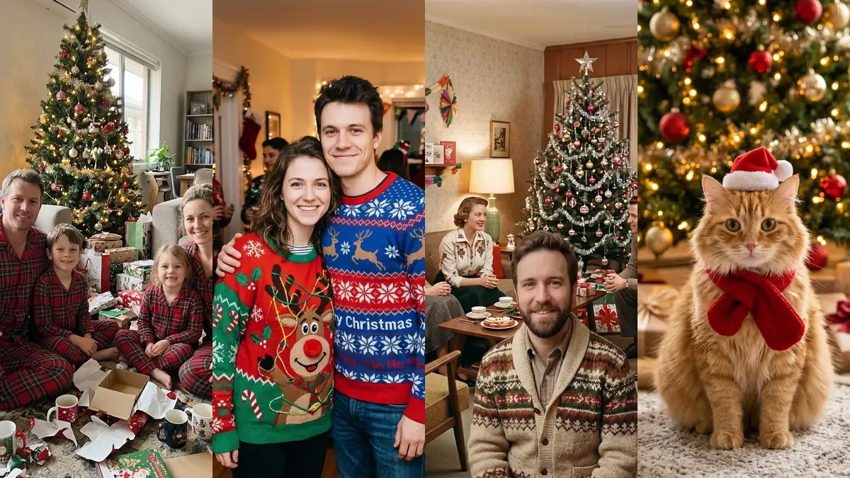 40 Christmas Photo Ideas for Families, Couples, Kids and Pets