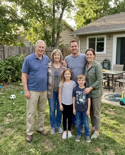 Three generations, original photo