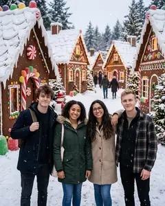 Gingerbread Village example